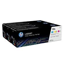 HP CF371A originální (HP CE32xCMY, HP 128A, HP CF371A barevná originální laserová sada)