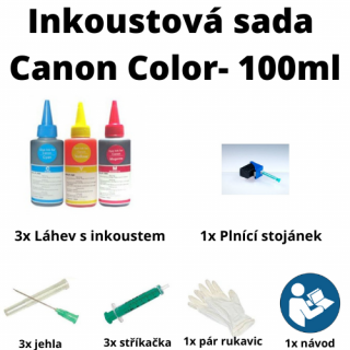 Inkoustová sada Canon color 100ml pro CL-38/41/51 (Inkoustová sada Canon color 100ml pro CL-38/41/51)