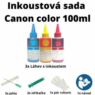 Inkoustová sada Canon color 100ml pro CLI-571, CLI-581 (Inkoustová sada Canon color 100ml pro CLI-571, CLI-581)