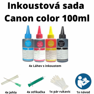 Inkoustová sada Canon color 100ml pro CLI-8/521/526/551 (Inkoustová sada Canon color 100ml pro CLI-8/521/526/551)