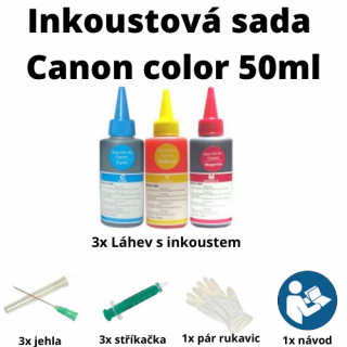 Inkoustová sada Canon color 50ml pro CLI-571, CLI-581 (Inkoustová sada Canon color 50ml pro CLI-571, CLI-581)