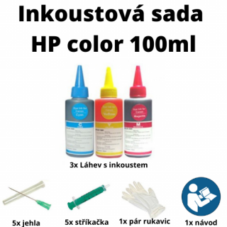Inkoustová sada pro HP 364/655/920 color 100ml (Inkoustová sada pro HP 364/655/920 colors 100ml)