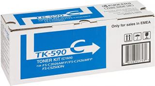 Kyocera TK-590C originální (Kyocera TK-590 cyan originální laserový toner originální)