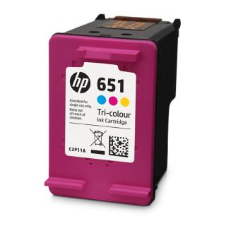 Originální HP C2P11AE No.651 (HP 651 color, originální inkoustová cartridge C2P11AE bulk balení)