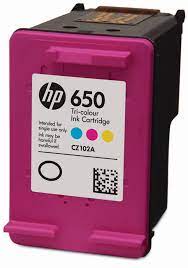 Originální HP CZ102AE No.650 (HP 650 color, originální inkoustová cartridge CZ102AE bulk balení)