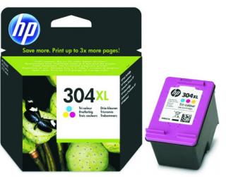 Originální HP N9K07AE No.304XL (HP 304XL color, originální inkoustová cartridge N9K07AE)