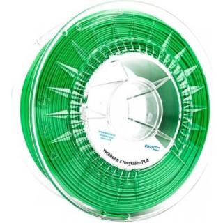 Recyklovaná tisková struna PLA – ZELENÁ, 1kg 1,75mm (Recyklovaný filament PLA zelený)