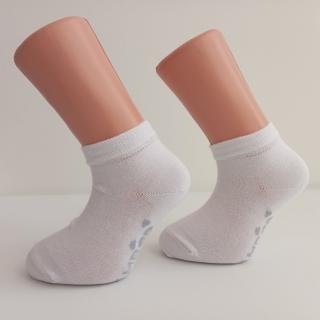 Bambusové ponožky Trepon BAMBIK dětské kotníčkové Barva: Bílá, Velikost: EUR 24-27 (16-18 cm)