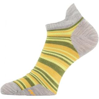Dámské merino ponožky nízké Lasting - žluté Velikost: EUR 34-37 (22-24 cm)