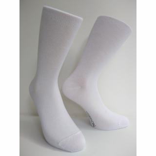 Dámské ponožky Trepon HELENA bambusové nesvíravý lem Barva: Bílá, Velikost: EUR 39-41 (26-27 cm)
