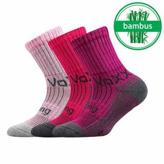 Dětské bambusové ponožky Voxx Bomberik zesílené -holka - 1 pár Velikost: EUR 20-24 (14-16 cm)