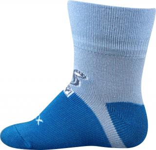 Dětské bambusové ponožky Voxx Sebík 1 pár - kluk Barva: světle modrá, Velikost: EUR 14-17 (9-11 cm)
