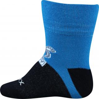 Dětské bambusové ponožky Voxx Sebík 1 pár - kluk Barva: tmavě modrá, Velikost: EUR 14-17 (9-11 cm)