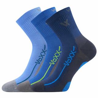 Dětské barefoot ponožky Voxx Barefootik bavlna - mix modrá- 1 pár Velikost: EUR 35-38 (23-25 cm)