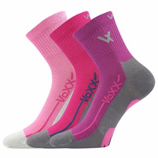 Dětské barefoot ponožky Voxx Barefootik bavlna - mix růžová - 1 pár Velikost: EUR 35-38 (23-25 cm)