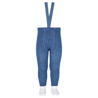 Dětské merino legíny s kšandami Condor - jeans Velikost: 6-12 měsíců