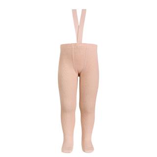 Dětské merino punčocháče s kšandami Condor - nude Velikost: 6-12 měsíců