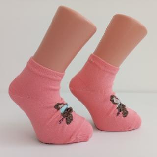 Dětské nízké ponožky bavlna TREPON - Bunny Velikost: EUR 24-27 (16-18 cm)