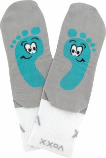 Dospělé barefoot ponožky Voxx Barefootan bavlna - bílá Velikost: EUR 35-38 (23-25 cm)