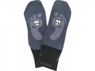 Dospělé barefoot ponožky Voxx Barefootan bavlna - černá Velikost: EUR 35-38 (23-25 cm)