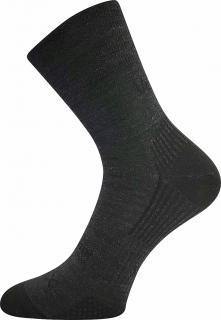 Dospělé tenké merino ponožky Voxx Optimus - tm.šedá Velikost: EUR 43-46 (29-31 cm)