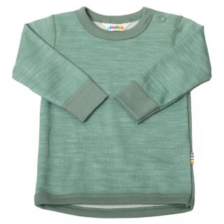 Dvouvrstvé triko merino/bambus JOHA - mint Velikost: 100 (98/104)