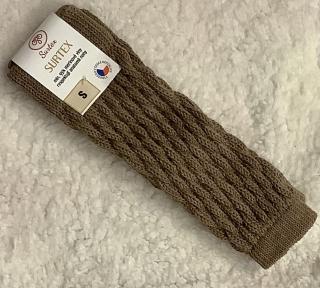 Merino návleky na nohy Surtex Barva: Kávová, Velikost: S
