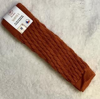 Merino návleky na nohy Surtex Barva: oranžová, Velikost: M