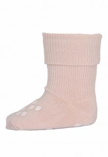 Merino ponožky MP Denmark tenké s protiskluzem světle růžové Velikost: EUR 19-21 (13-14 cm)