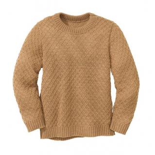 Merino svetřík Disana se vzorem Aran - caramel Velikost: 122/128