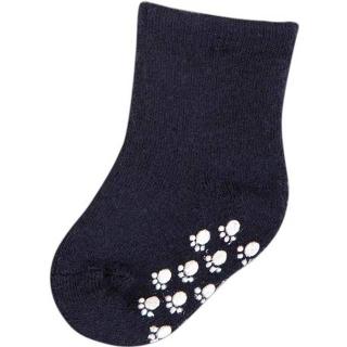 Protiskluzové merino ponožky silné JOHA tm.modrá Velikost: EUR 15-18 (10-12 cm)