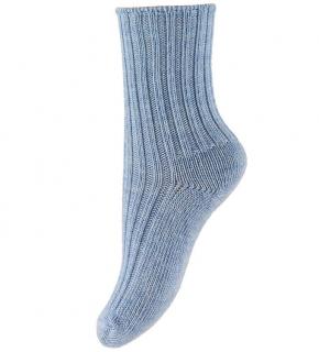 Silné merino ponožky JOHA sv.modré Velikost: EUR 15-18 (10-12 cm)