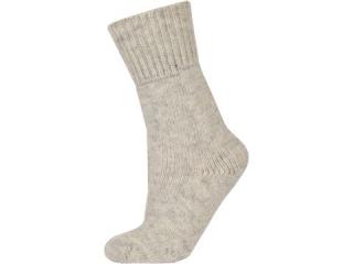 Vlněné froté merino ponožky ke krbu Janus sv. šedé Velikost: EUR 38-41 (25-27 cm)