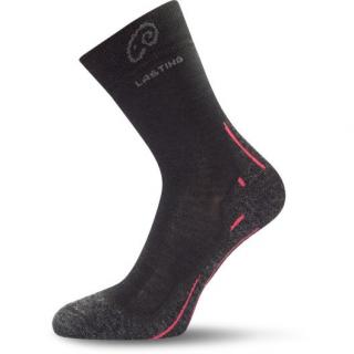 WHI 900 zesílené merino ponožky černé Velikost: EUR 38-41 (25-27 cm)