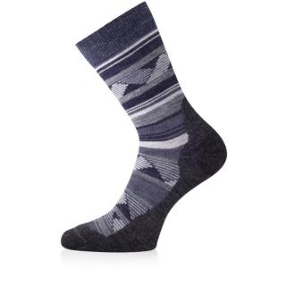 WLI zesílené merino ponožky modré hory Velikost: EUR 38-41 (25-27 cm)