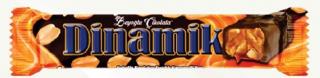 Baton de ciocolată Dinamik-  karamel  arašídy 50g (Nugátová tyčinka s karamelem a arašídy.)