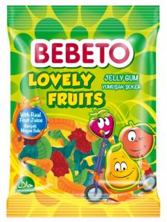 Bebeto želé bonbony Lovely Fruits 80g - DMT 12.01.2023 (ovocné želé)