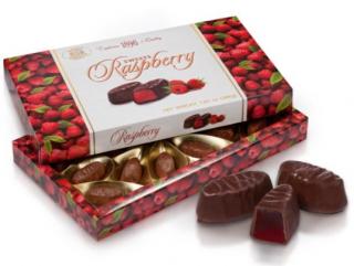 Biscuit-Chocolate Sweets Raspberry 200g (maliny v čokoládové polevě)