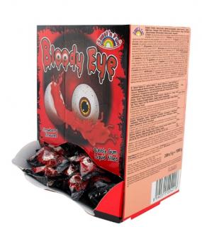 Bloody Eye Balls Bubble gum 5g x 200ks (kyselá žvýkačka s náplní)