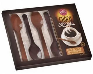 BOLCI Elit Chocolate Milk  Dark Chocolate 54g - DMT 10/2023 (Čokoládové lžičky z mléčné a hořké čokolády)