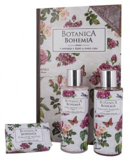 Botanica kosmetická sada gel 200ml, šampon 200ml a mýdlo 100g – růže