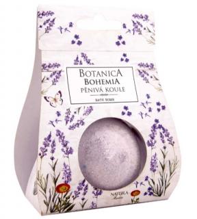 Botanica pěnivá koule 100 g – levandule (Šumivá bomba 100 g – s bylinnými extrakty a vůní levandule)