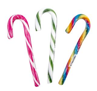 Candy Cane Color Mix - barevné lízátko hůlka 12g  (ovocné lízátko )