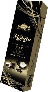 Carla Laguna Premium 50g (Extra hořké čokoládové bonbony s lískooříškovou náplní (55 %) z hořké čokolády (30 %) a bílé čokolády (15 %))