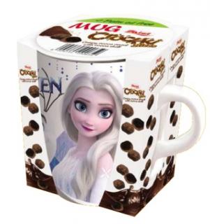 Ceramic Mug - Frozen 2  (Kakaové kuličky s křupavou cereální náplní + keramický hrneček v dárkovém balení.)