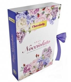 Chocolady Nocciolate 150g - kniha (Směs pralinek s lískooříškovou náplní)