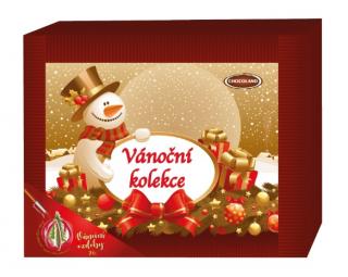 Chocoland Vánoční kolekce Červená  400g - DMT 07.03.2024 (mléčná čokoláda)