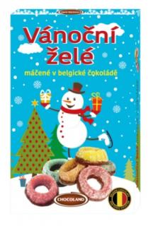 Chocoland Vánoční želé máčené v Belgické čokoládě 235g - DMT 22.08.2024 (želé v čokoládě)