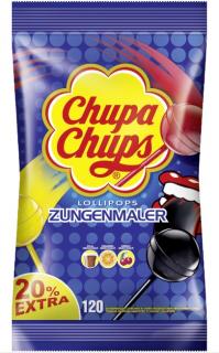 Chupa Chups Maller - barvící lízátka 120ks  (lízátka příchutě Třešeň, Cola, Pomeranč.)