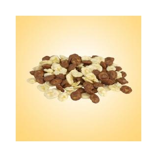 Cornflakes mix 500g (Corn flakes mix :Kukuřičné lupínky v mléčné čokoládě a polevě s jogurtovou příchutí)